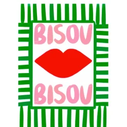 Nephthys Illustrated Affiche A3 Bisou Bisou > Fabriqué En Europe|Affiches & Tableaux