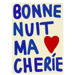 Nephthys Illustrated Affiche A3 Bonne Nuit Ma Chérie > Fabriqué En Europe|Affiches & Tableaux