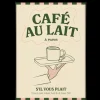 Sélectionné par Fleux Affiche A3 Café au Lait > Affiches & Tableaux