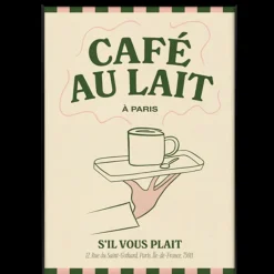 Sélectionné par Fleux Affiche A3 Café au Lait > Affiches & Tableaux