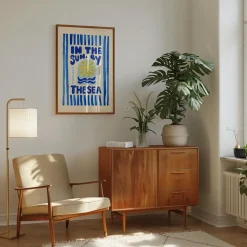 Sélectionné par Fleux Affiche A3 In the Sun By the Sea Stripes > Affiches & Tableaux