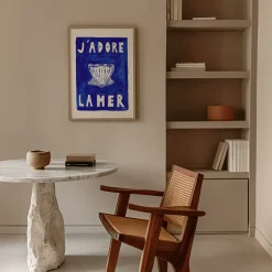Nephthys Illustrated Affiche A3 J'adore La Mer > Fabriqué En Europe|Affiches & Tableaux