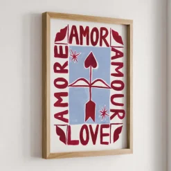 Nephthys Illustrated Affiche A3 Languages of Love > Fabriqué En Europe|Affiches & Tableaux