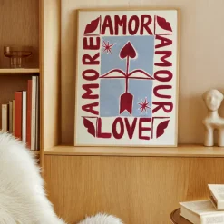 Nephthys Illustrated Affiche A3 Languages of Love > Fabriqué En Europe|Affiches & Tableaux