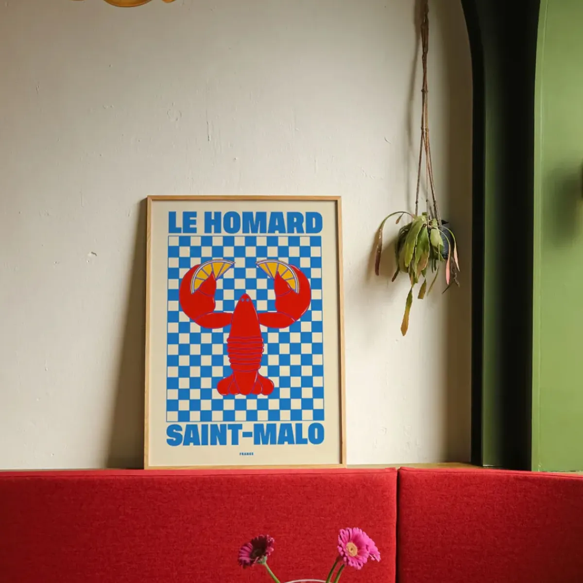 Nephthys Illustrated Affiche A3 Le Homard > Fabriqué En Europe|Affiches & Tableaux