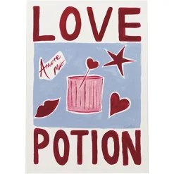 Nephthys Illustrated Affiche A3 Love Potion > Fabriqué En Europe|Affiches & Tableaux