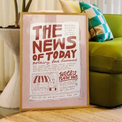 PSTR Studio Affiche Anouk The News of Today > Affiches & Tableaux