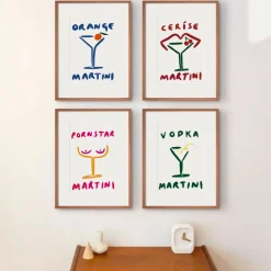 Nephthys Illustrated Affiche A3 Pornstar Martini > Fabriqué En Europe|Affiches & Tableaux