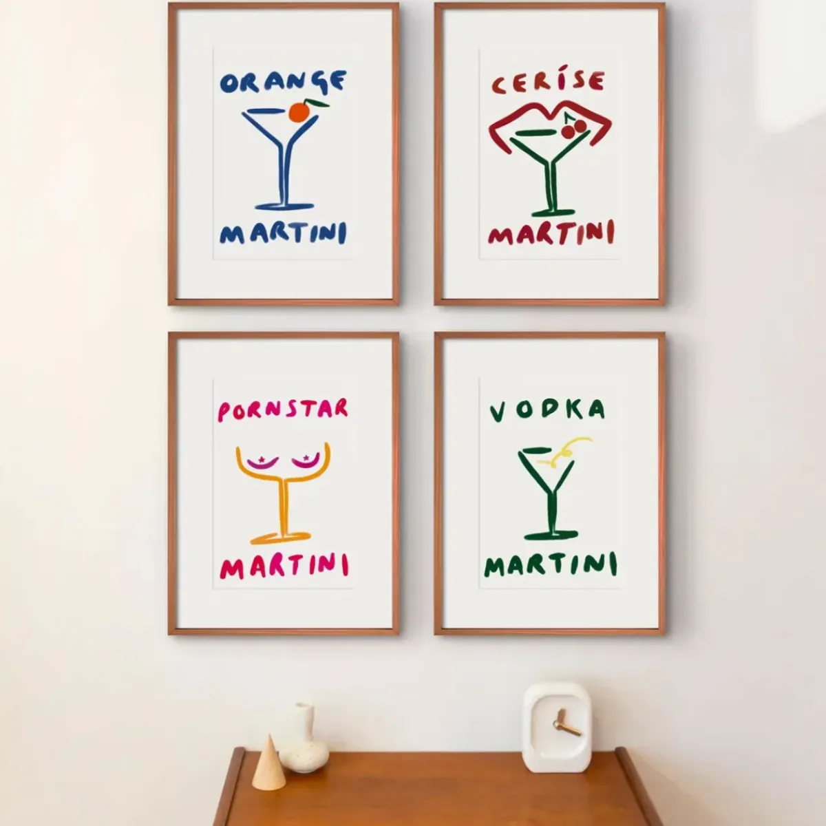 Nephthys Illustrated Affiche A3 Pornstar Martini > Fabriqué En Europe|Affiches & Tableaux