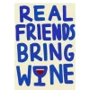 Nephthys Illustrated Affiche A3 Real Friends Bring Wine > Fabriqué En Europe|Affiches & Tableaux