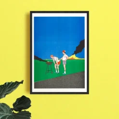 Kiblind Affiche A3 Simon Bailly - Barbeuc > Affiches & Tableaux
