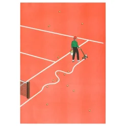 Kiblind Affiche A3 Simon Bailly - Roland-Garros > Affiches & Tableaux