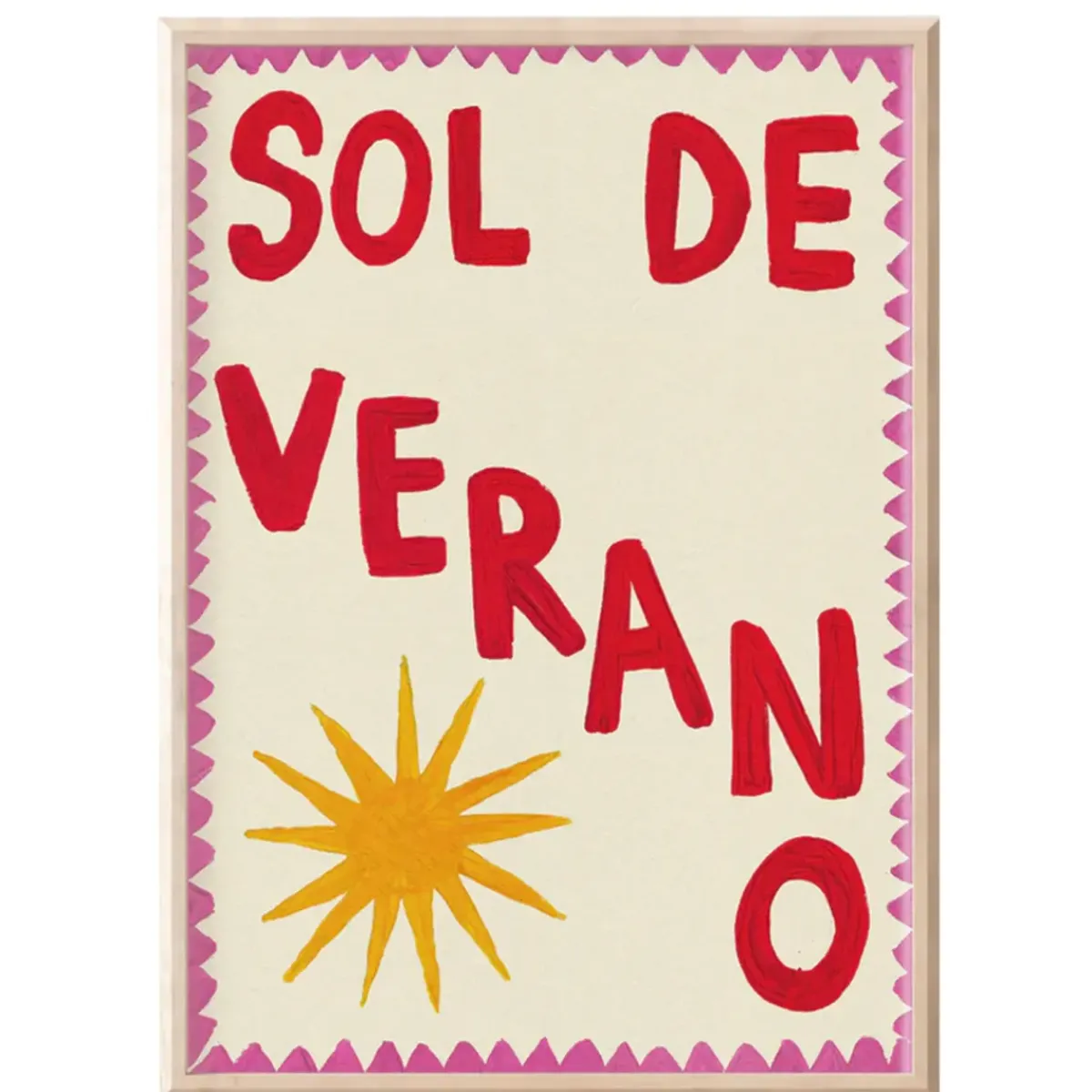 Sélectionné par Fleux Affiche A3 Sol de Verano > Affiches & Tableaux
