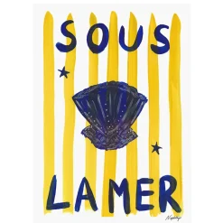 Nephthys Illustrated Affiche A3 Sous La Mer > Fabriqué En Europe|Affiches & Tableaux