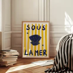 Nephthys Illustrated Affiche A3 Sous La Mer > Fabriqué En Europe|Affiches & Tableaux