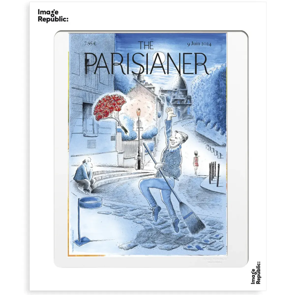 Image Republic Affiche Basketball - The Parisianer N°108 - Phoque > Affiches & Tableaux