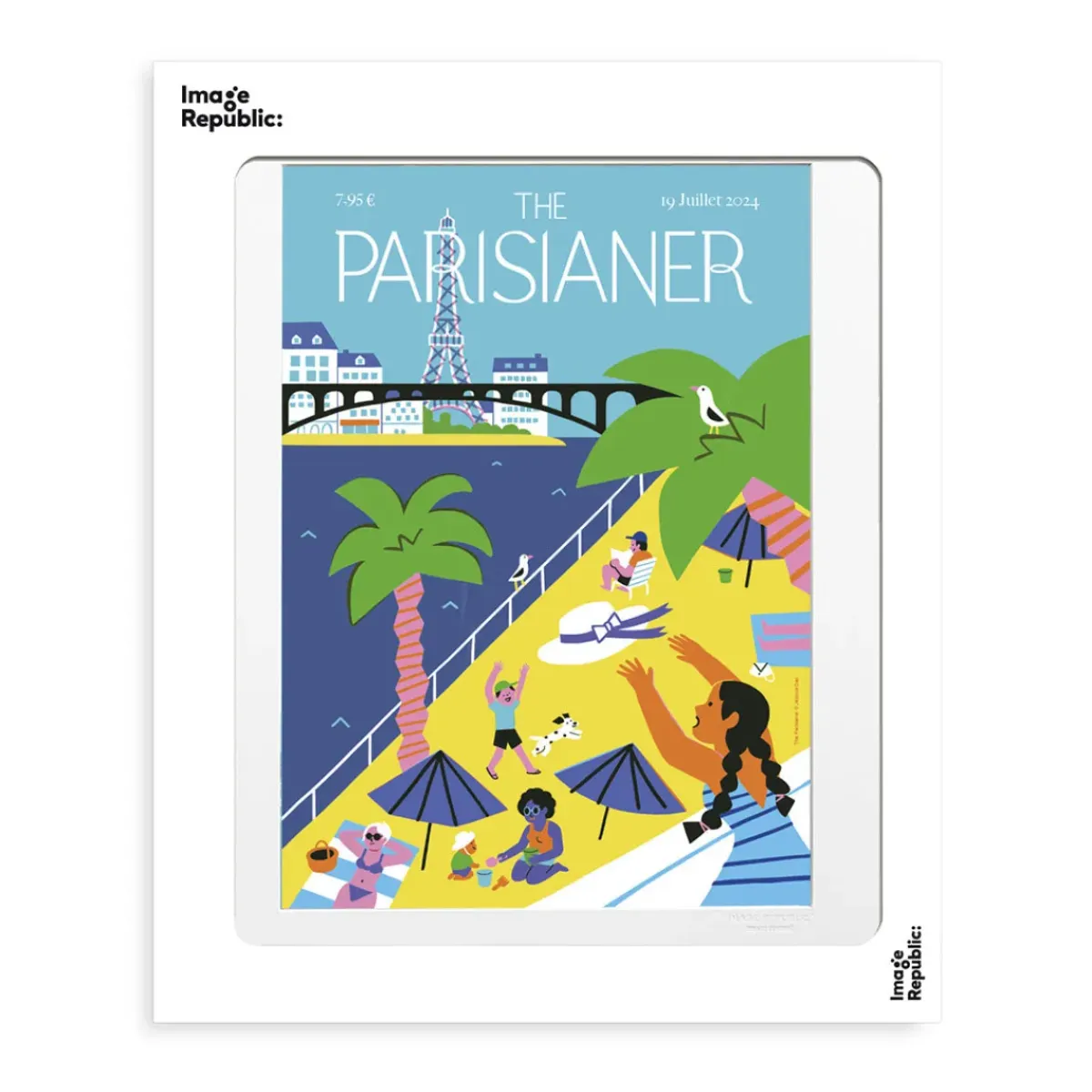 Image Republic Affiche Beach Volley - The Parisianer N°101 - Das > Affiches & Tableaux