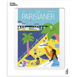 Image Republic Affiche Beach Volley - The Parisianer N°101 - Das > Affiches & Tableaux