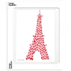 Image Republic Affiche BM soledad tour eiffel cœur - 30 x 40 cm > Décorations Murales|Affiches & Tableaux
