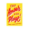 Image Republic Affiche C'est l'amour à la Plage Toqué Frères - 30 cm x 40 cm > Fabriqué En France|Affiches & Tableaux