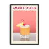 PSTR Studio Affiche Cocktail - Elin PK - Amaretto Sour > Affiches & Tableaux