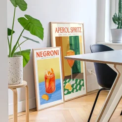 PSTR Studio Affiche Cocktail - Elin PK - Aperol Spritz > Affiches & Tableaux