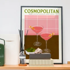PSTR Studio Affiche Cocktail - Elin PK - Cosmopolitan > Affiches & Tableaux