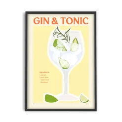 PSTR Studio Affiche Cocktail - Elin PK - Gin u0026 Tonic > Affiches & Tableaux