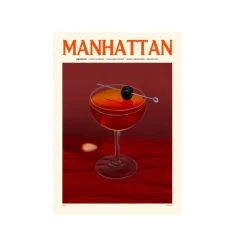PSTR Studio Affiche Cocktail - Elin Pk - Manhattan > Affiches & Tableaux
