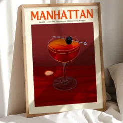 PSTR Studio Affiche Cocktail - Elin Pk - Manhattan > Affiches & Tableaux