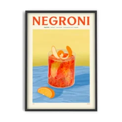 PSTR Studio Affiche Cocktail - Elin PK - Negroni > Affiches & Tableaux
