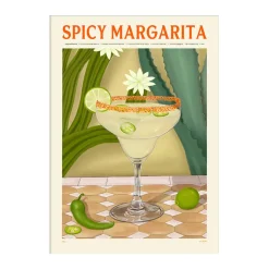 PSTR Studio Affiche Cocktail - Elin PK - Spicy Margarita > Affiches & Tableaux