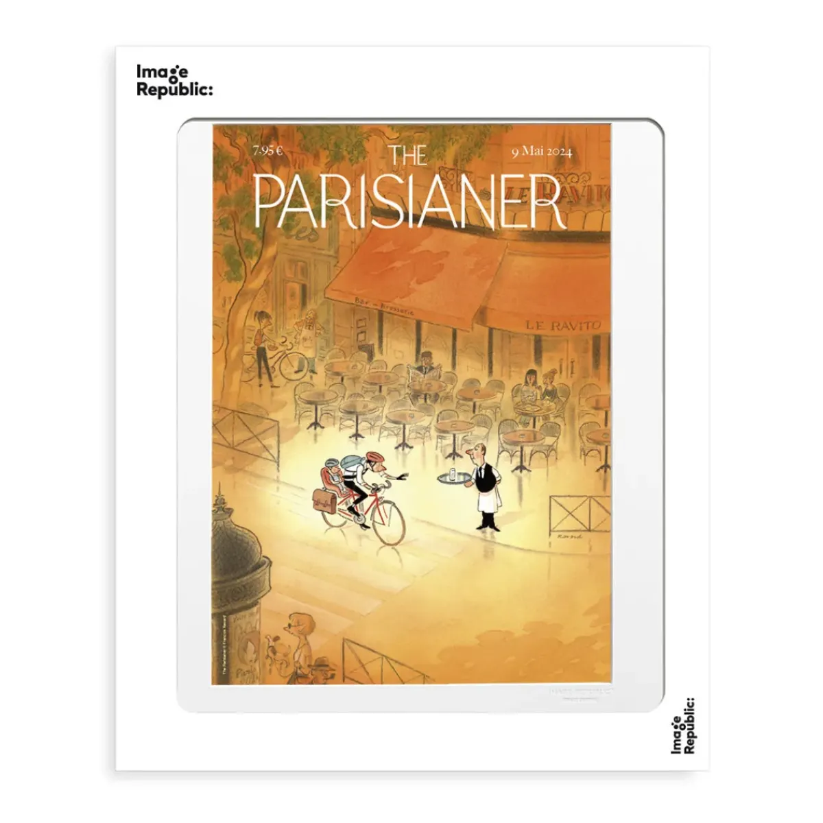 Image Republic Affiche Cyclisme sur Route - The Parisianer N°77 - Ravard > Affiches & Tableaux