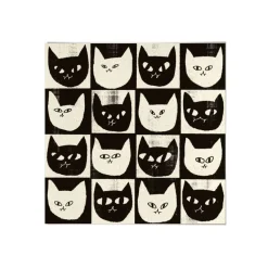 PSTR Studio Affiche Enikő Eged Black Cat White > Affiches & Tableaux