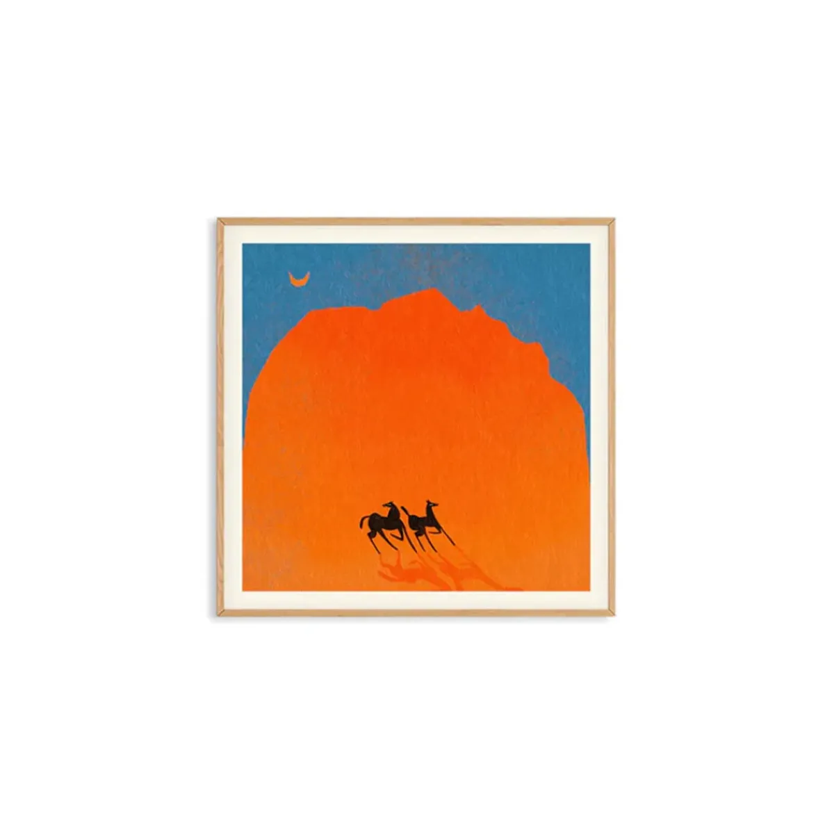 PSTR Studio Affiche Enikő Eged - Horses of Wadi Rum - 50 x 50 cm > Affiches & Tableaux
