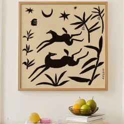 PSTR Studio Affiche Enikő Eged - Papercut Horses - 50 x 50 cm > Affiches & Tableaux