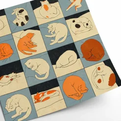 PSTR Studio Affiche Enikő Eged - Sleeping Cat - 50 x 50 cm > Affiches & Tableaux