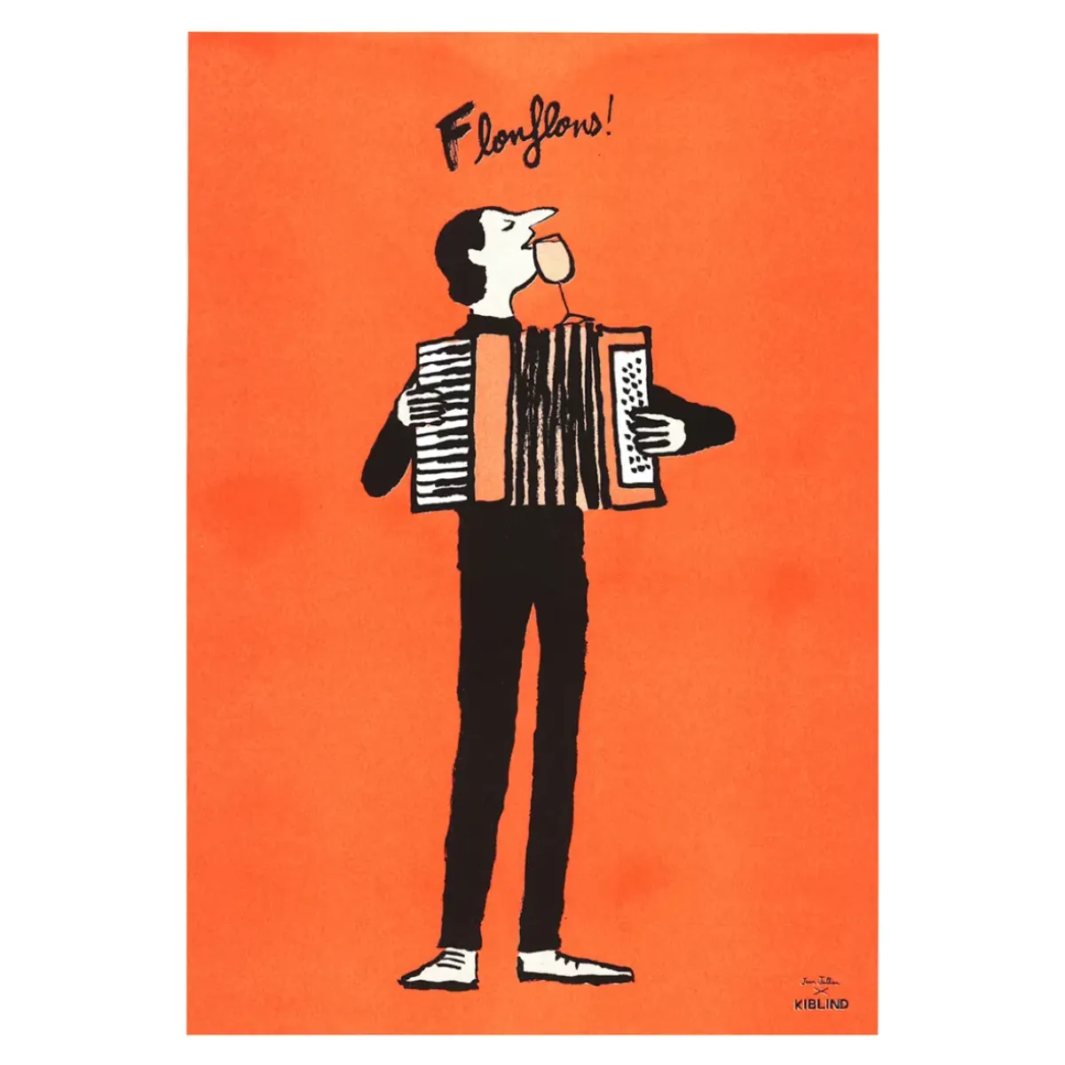 Kiblind Affiche Flonflons - Jean Jullien > Affiches & Tableaux