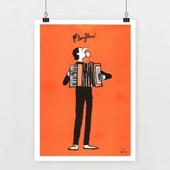 Kiblind Affiche Flonflons - Jean Jullien > Affiches & Tableaux