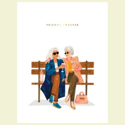 Sélectionné par Fleux Affiche Friends Forever > Fabriqué En Europe|Affiches & Tableaux