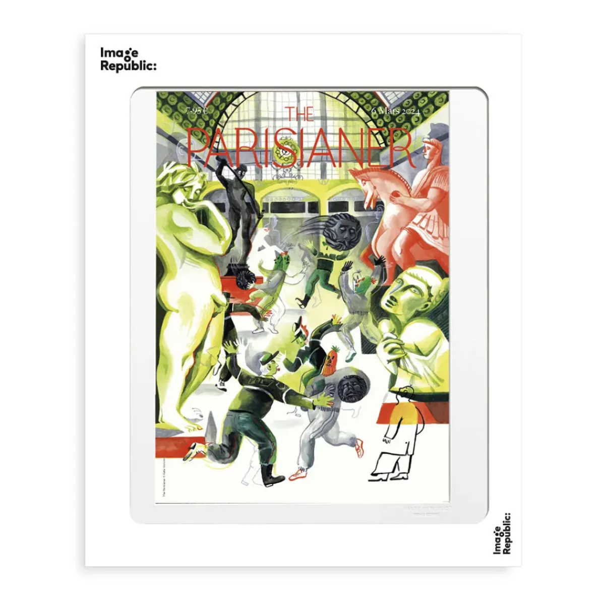 Image Republic Affiche Handball - The Parisianer N°98 - Voronina > Affiches & Tableaux