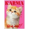 Sélectionné par Fleux Affiche Karma is a cat Taylor Swift - A3 - Rose > Affiches & Tableaux