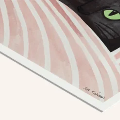 PSTR Studio Affiche Kosicka Black cat - 50 x 50 cm > Affiches & Tableaux