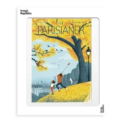 Image Republic Affiche Lancer du Marteau - The Parisianer N°100 - Pollet > Affiches & Tableaux