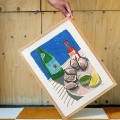PSTR Studio Affiche Laura Oyster Lunch > Affiches & Tableaux