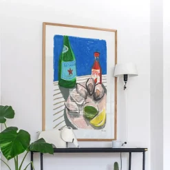 PSTR Studio Affiche Laura Oyster Lunch > Affiches & Tableaux