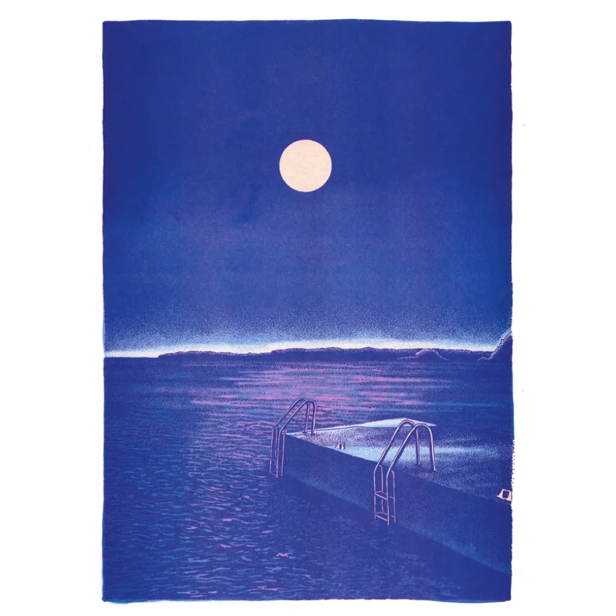 Kiblind Affiche Le bain de minuit - Manon Diemer > Affiches & Tableaux