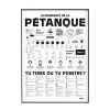 Sélectionné par Fleux Affiche Le manifeste de la pétanque - 50 x 70 cm > Affiches & Tableaux