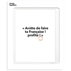 Image Republic Affiche Loic Prigent Arrete De Faire - 30 x 40 cm > Fabriqué En France|Décorations Murales