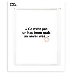 Image Republic Affiche Loic Prigent Ce N'Est Pas Un - 30 x 40 cm > Fabriqué En France|Décorations Murales